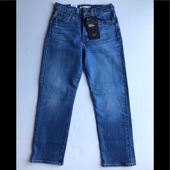 Levis Womens Wedgie Straight High Rise Jeans Sz 27 - Picture 4 of 12